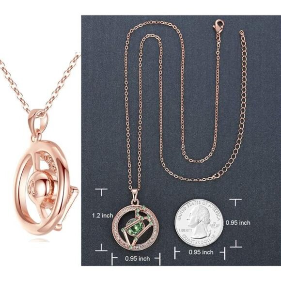 "Superstar Zodiac Constellation Pendant Necklace Made with Premium Crystal - Picture 4 of 7